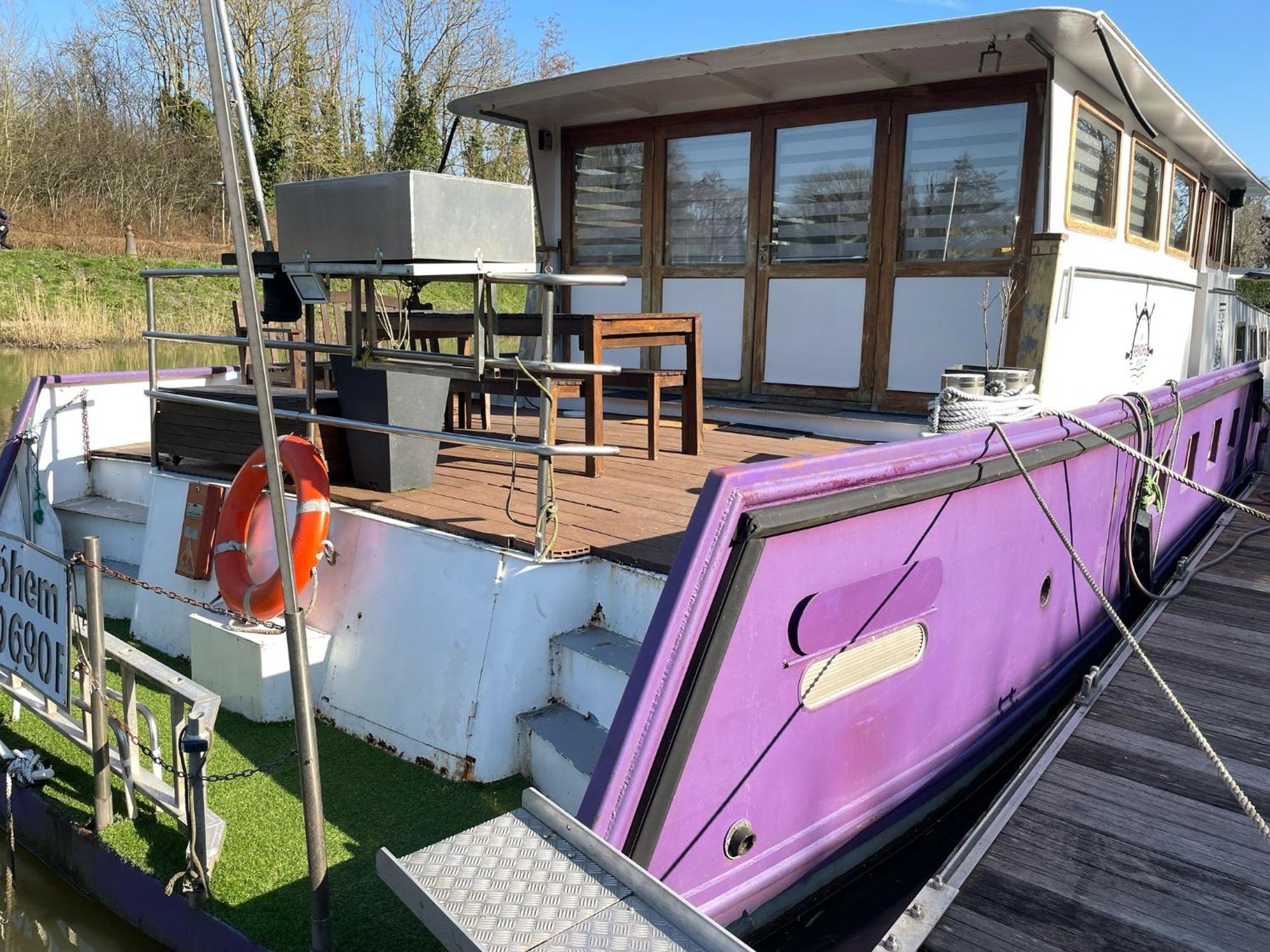 Nuit Insolite A Bord D'Une Peniche, 6 Personnes Bergues Zewnętrze zdjęcie